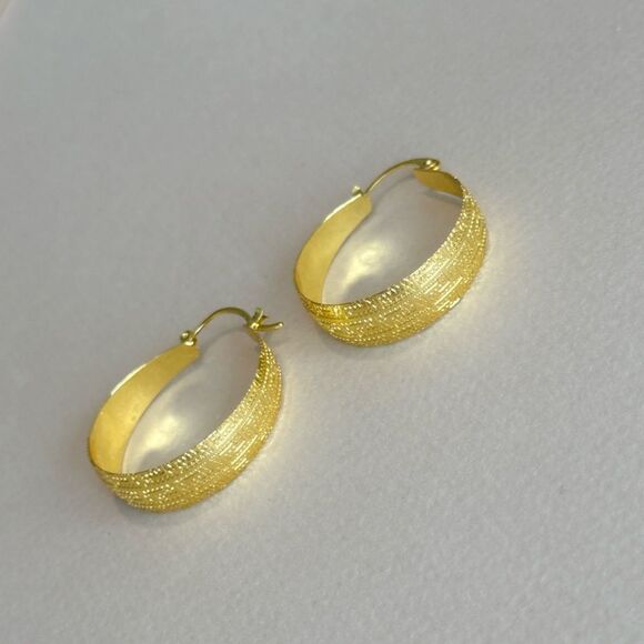 Free People Jewelry - Elegant Hoop Earrings #1484